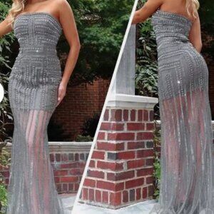 Jasz Couture Maxi Prom Eveningwear Gown Formal Dress